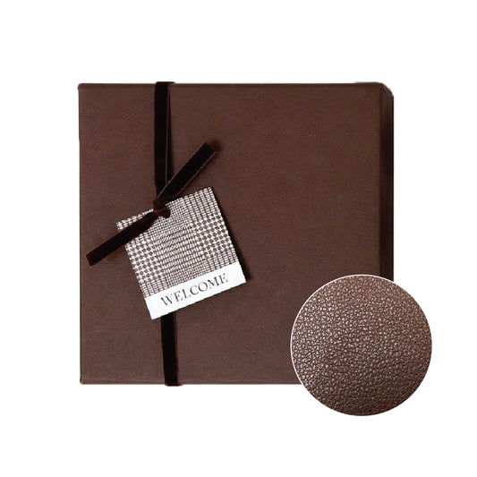 BROWN LEATHER TEXTURE BOX