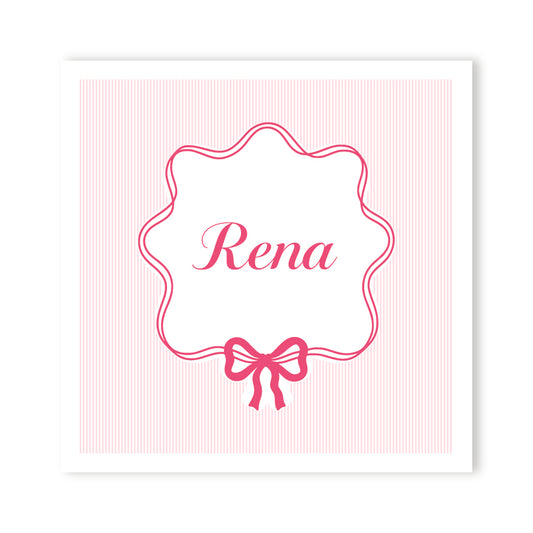 BAS MITZVAH STRIPE BOW