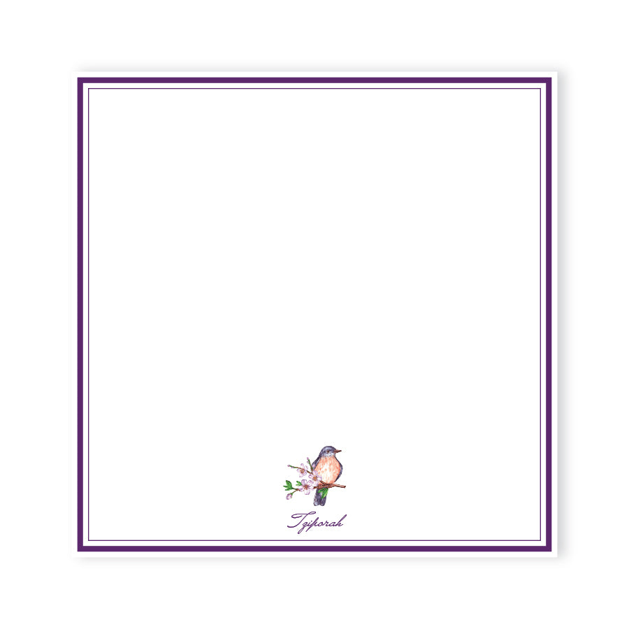 BAS MITZVAH BIRD PLACEMAT