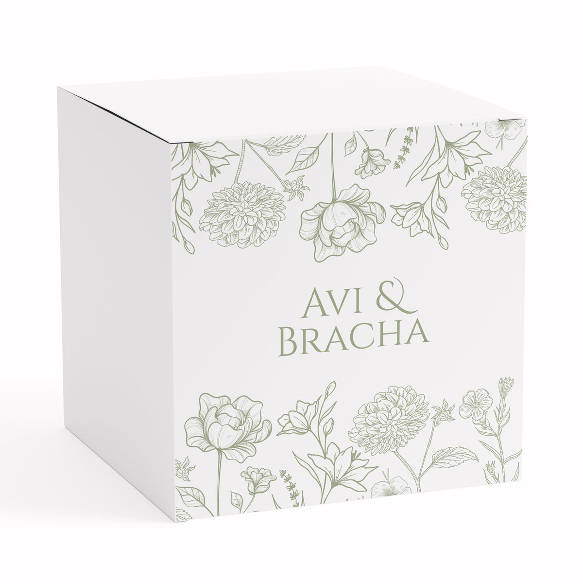 SHEVA BRACHOS FLORAL FAVOR BOX