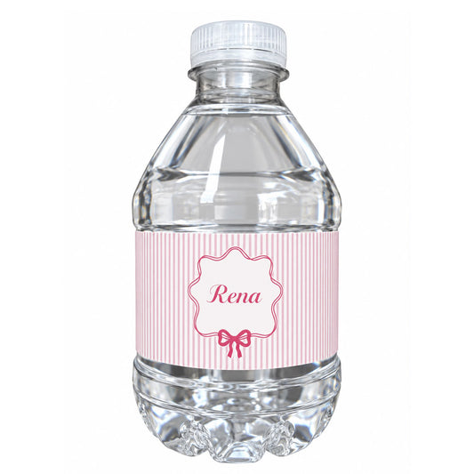 WATER BOTTLE STRIPE BOW