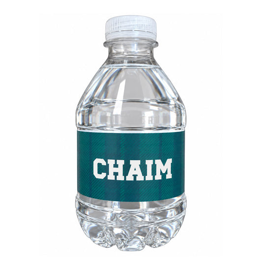 WATER BOTTLE PLAID