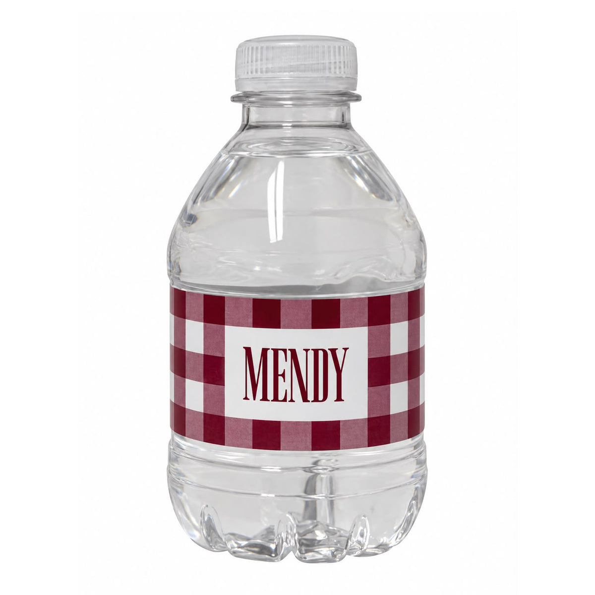 WATER BOTTLE GINGHAM