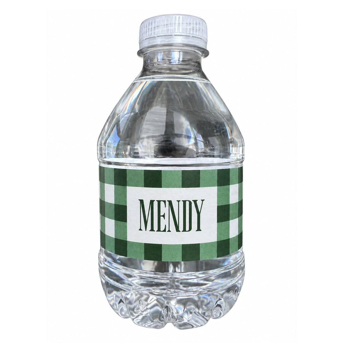 WATER BOTTLE GINGHAM